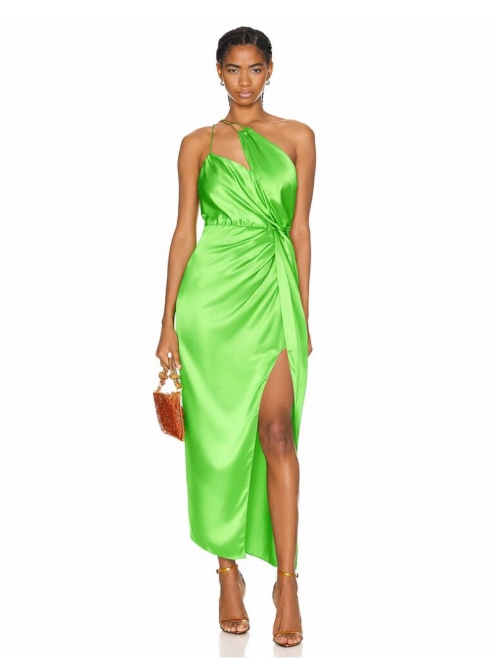 The Sei Strappy Knot Dress in Parakeet